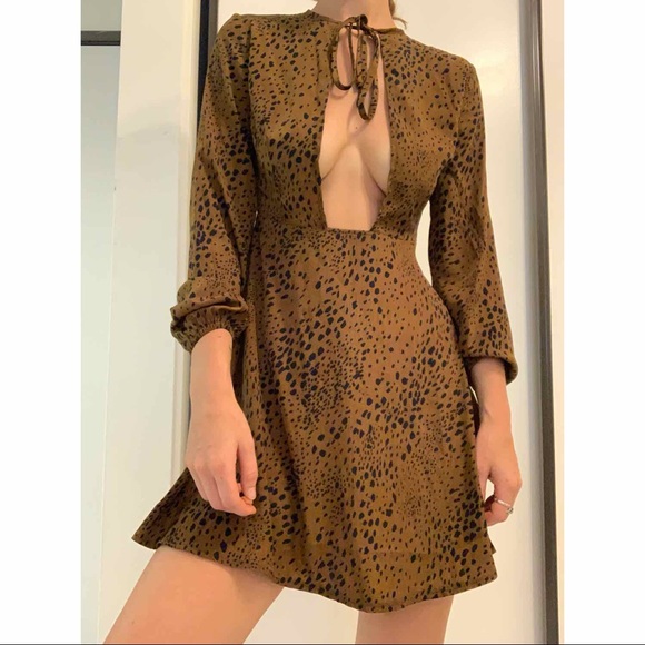 Nasty Gal cheetah print mini dress— BRAND NEW - Picture 2 of 4